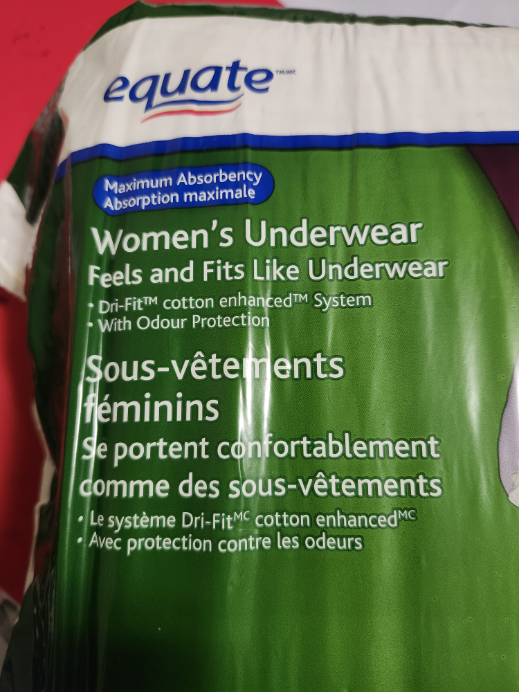 Equate Women's Underwear, Size XL (16 pairs) - photo 2