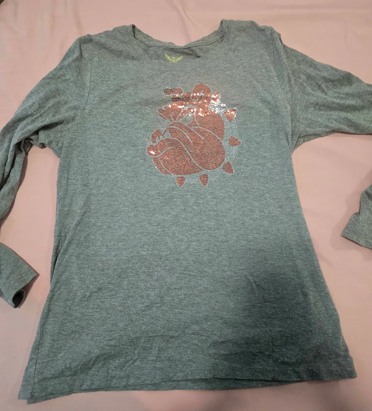 Wonder Nation Grey Long Sleeve Shirt thumbnail