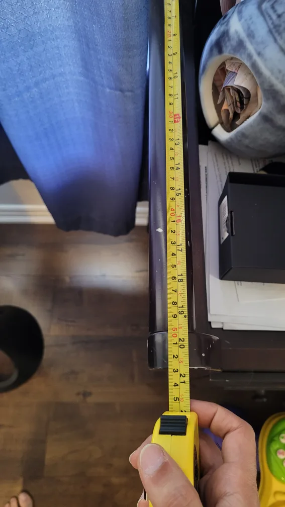 Wooden Dark Brown Dresser - 38" Tall image indicator(5)