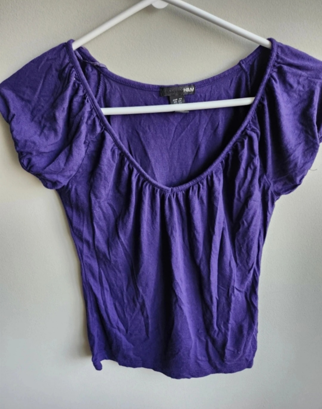 H&M Purple Top - Size EUR 32