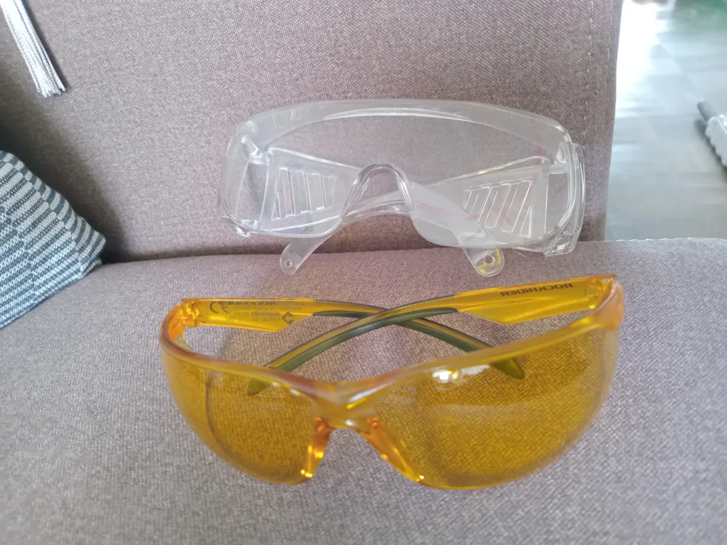 Rockrider Safety Glasses - Yellow & Clear thumbnail
