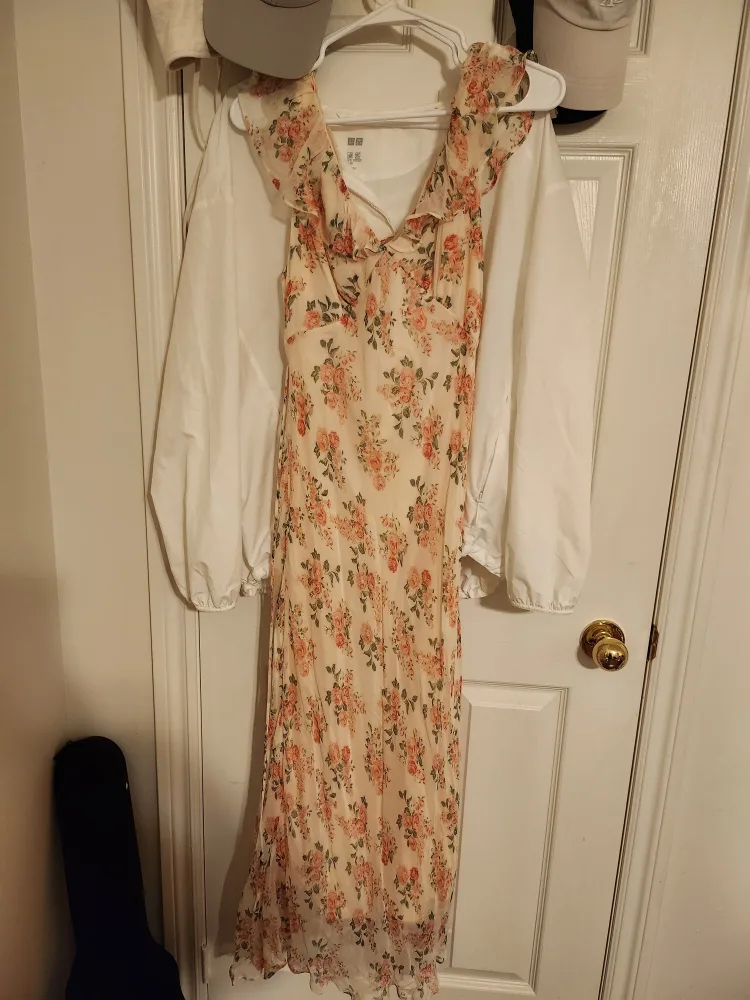 MNG Mango Floral Dress Size M thumbnail