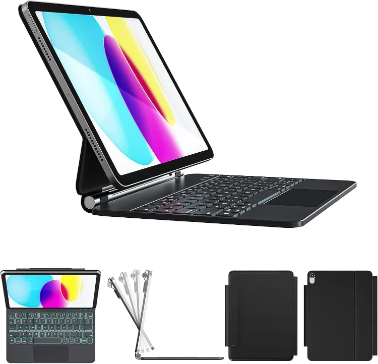 RAYMCRAFT for iPad 11th Case with Keyboard BNIB thumbnail