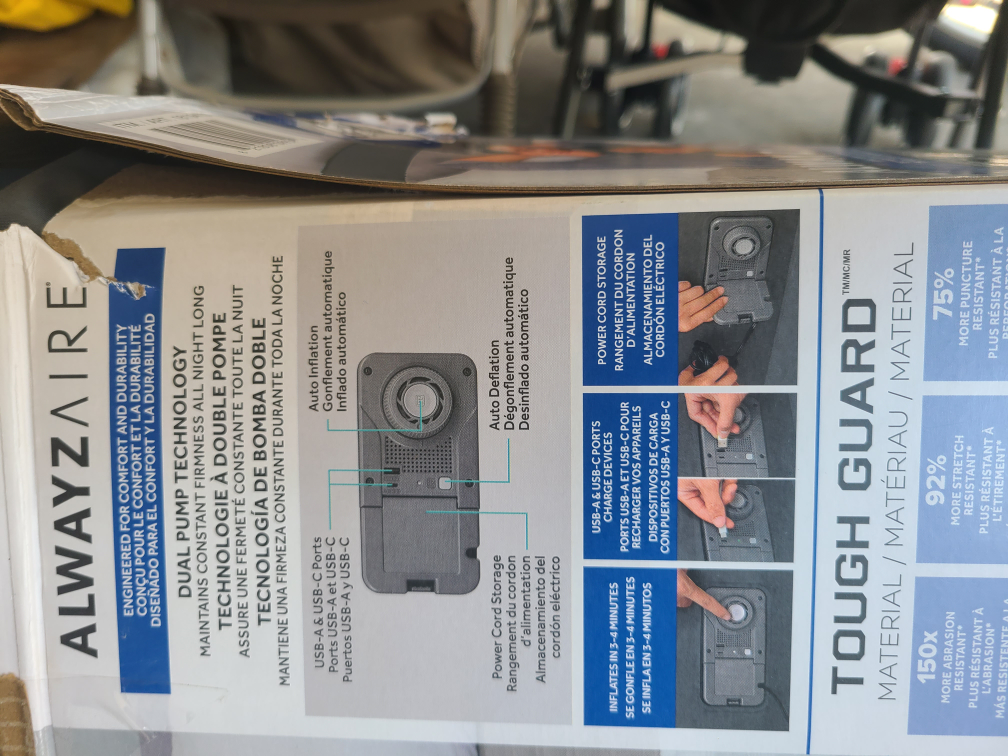 Sealy Alwaysaire Comfort Choice Dual Pump Air Mattress - photo 3