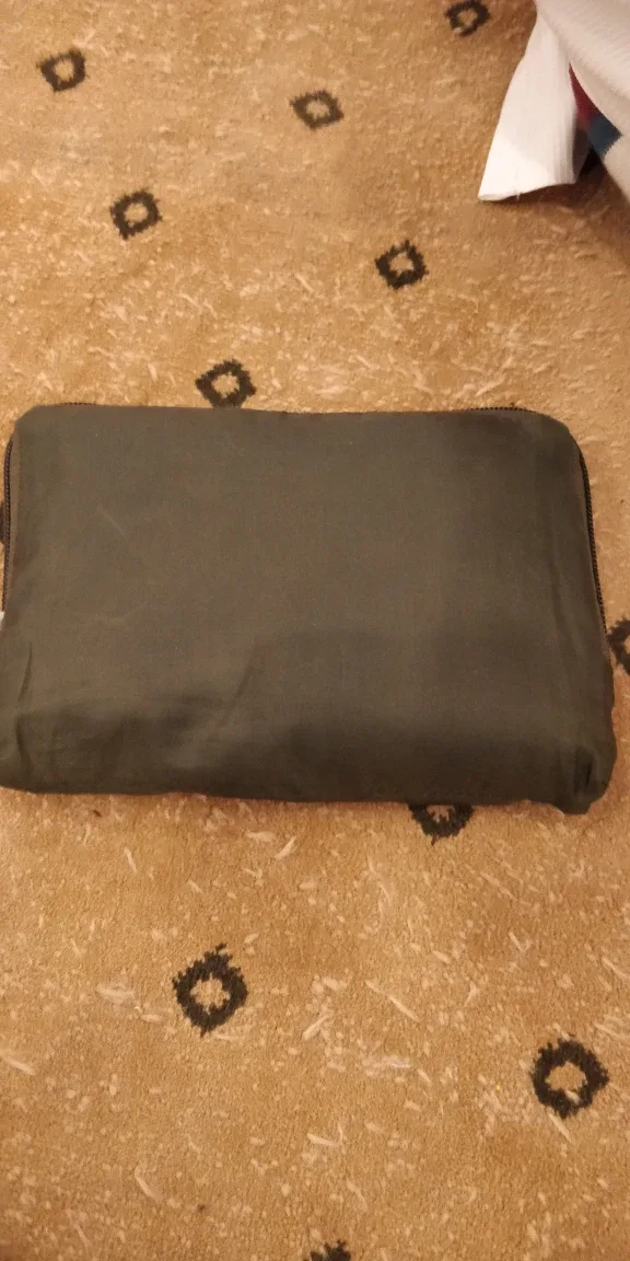 Olive Green Zippered Pouch thumbnail