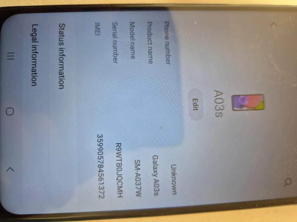 Samsung Galaxy A03s - SM-A037W