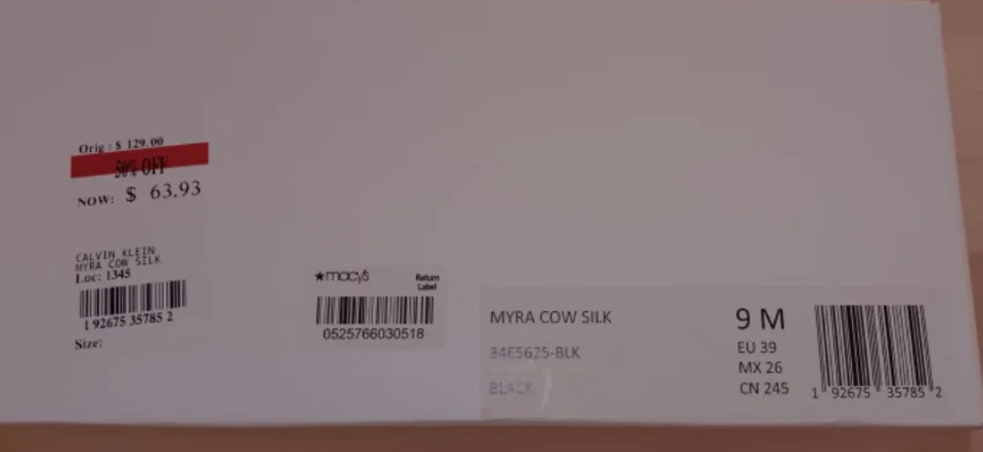 Calvin Klein Black Matte Leather image indicator(6)