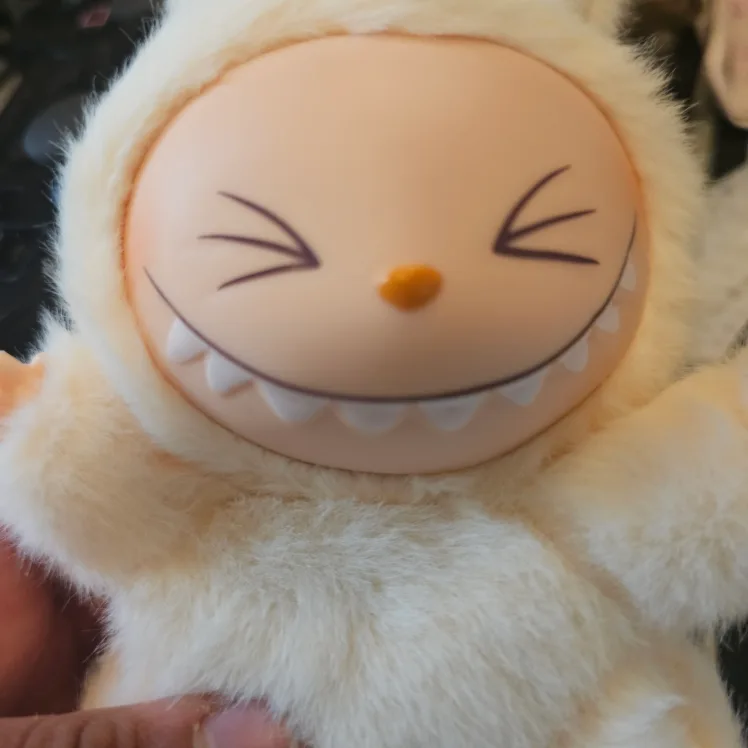 The Monsters Labubu Plush Toy yellowishwhite thumbnail