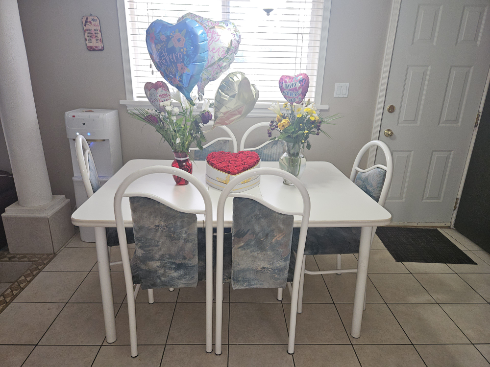 Dining table with 6 chairs - photo 5