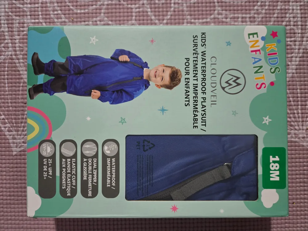 Cloudveil Kids' Waterproof Playsuit - 18M thumbnail