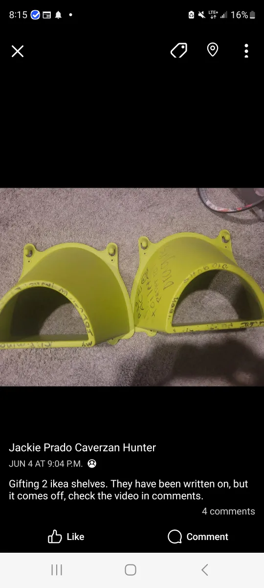IKEA Frog Shelves - Some Writing On Them thumbnail