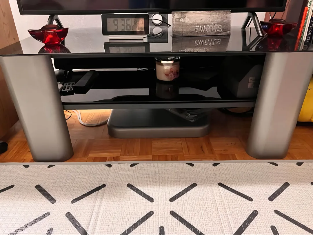 Black Glass TV Stand thumbnail