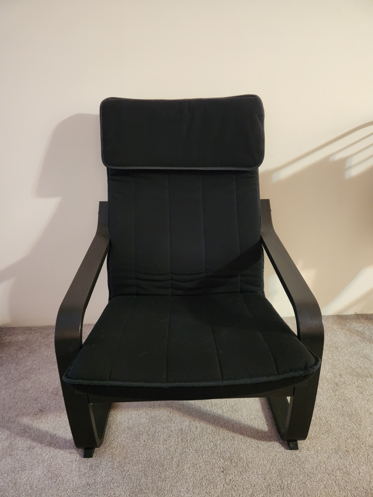 IKEA Poang Chair in Black