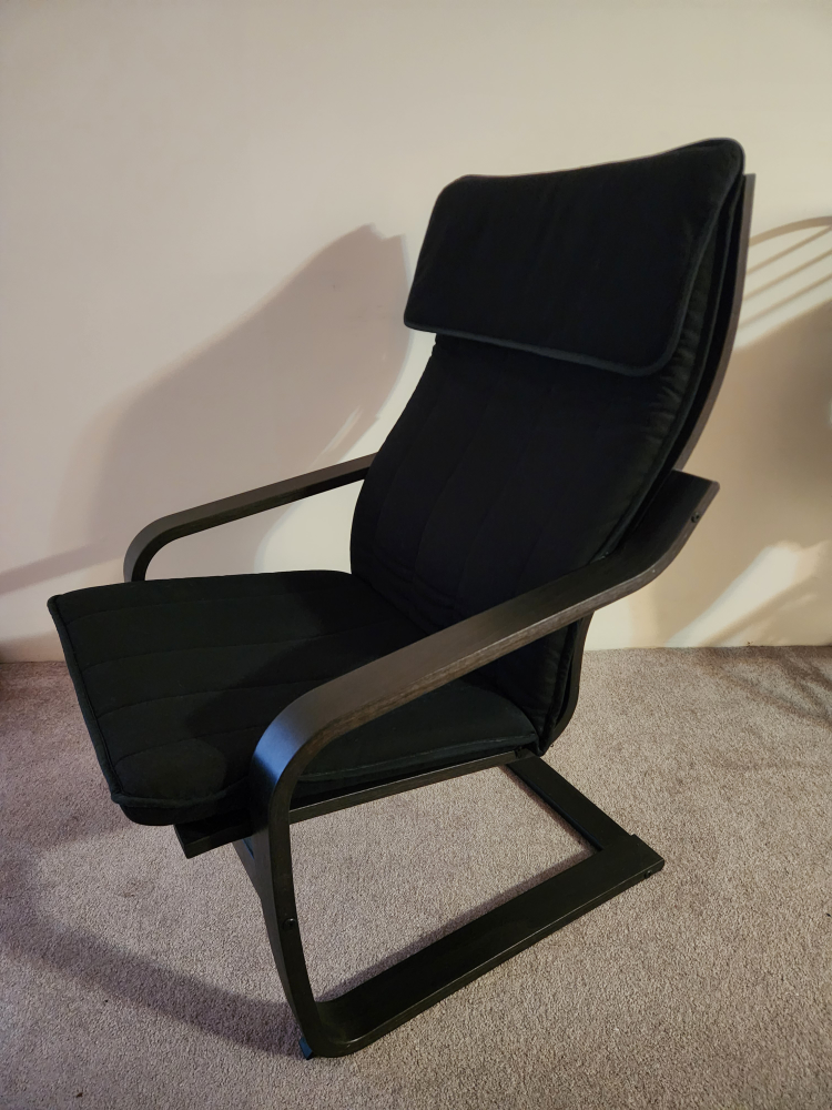 IKEA Poang Chair in Black - photo 2