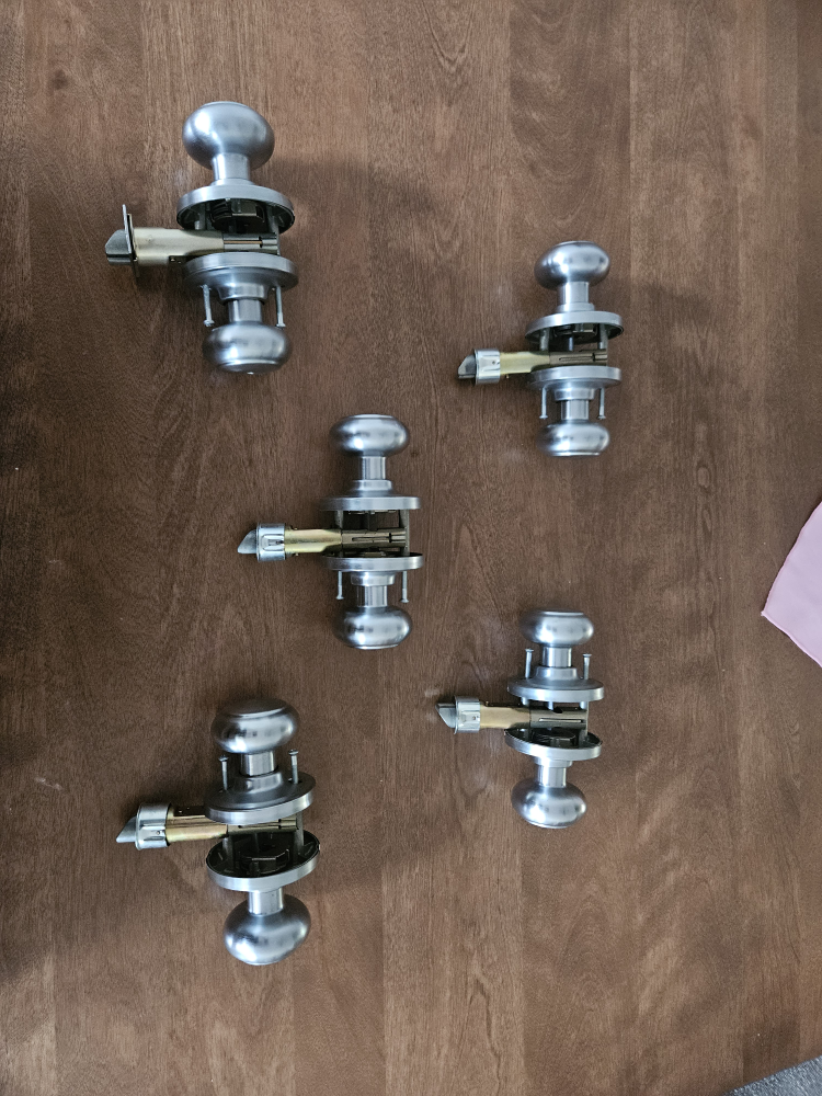 Door Knob Set - Silver - photo 4