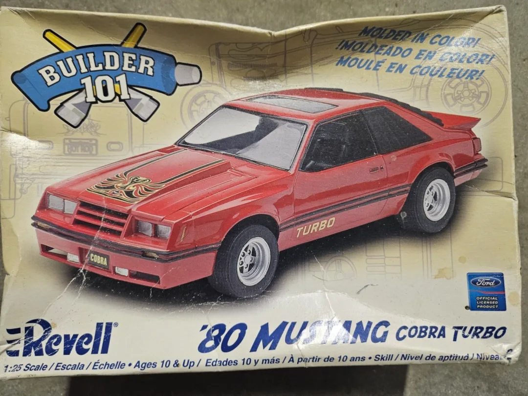 Revell '80 Mustang Cobra Turbo Builder 1:25 Scale