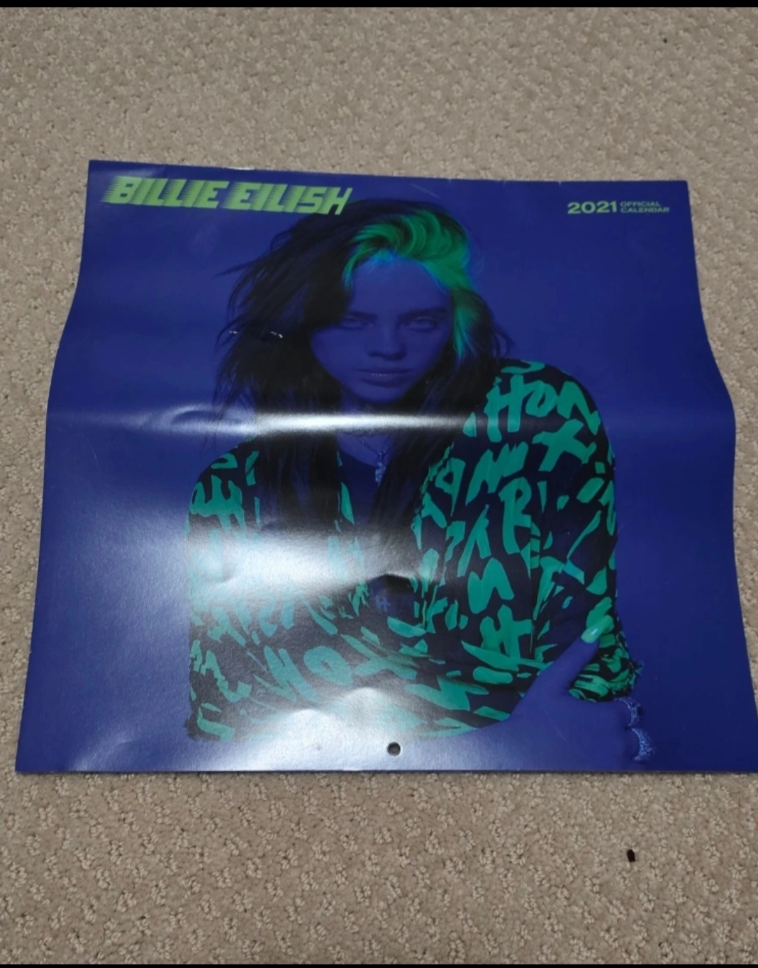 Billie Eilish 2021 Official Calendar