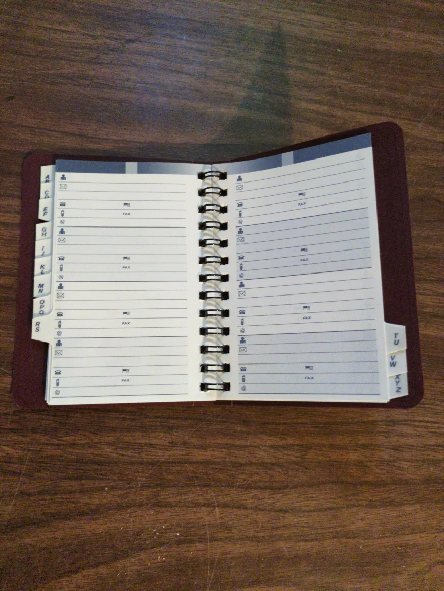 Small Pocket Address Book image indicator(2)