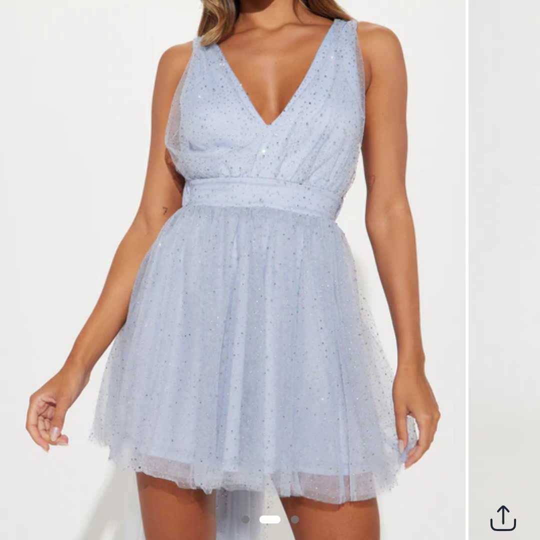 New Mesh Rhinestone Dress - photo 3