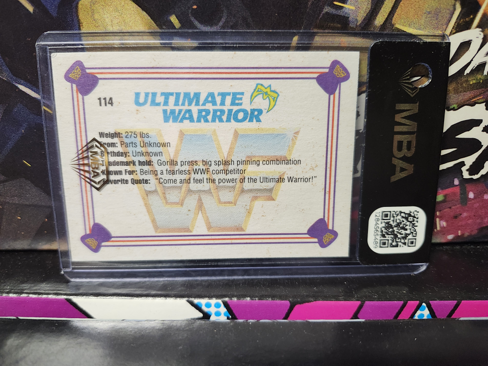Ultimate Warrior 1991 Classic WWF Superstars #114 - photo 2