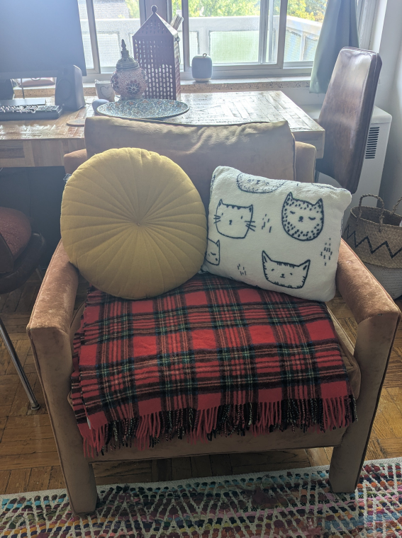 Burnt Orange Armchair - photo 3