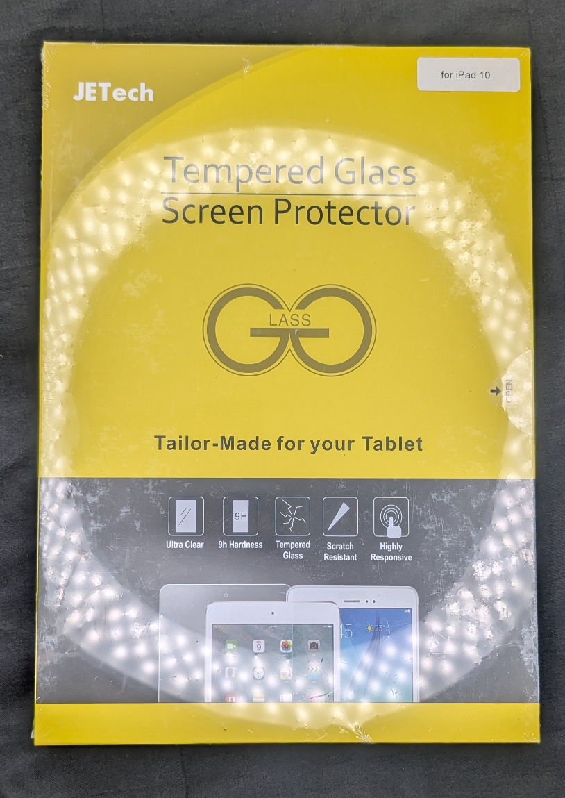 JETech Tempered Glass Screen Protector for iPad 10th Gen - New