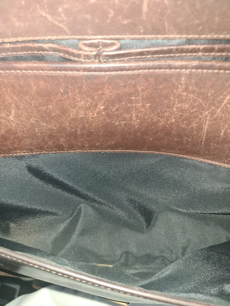 Martin Dingman,  Brown Leather Messenger  Bag image indicator(5)