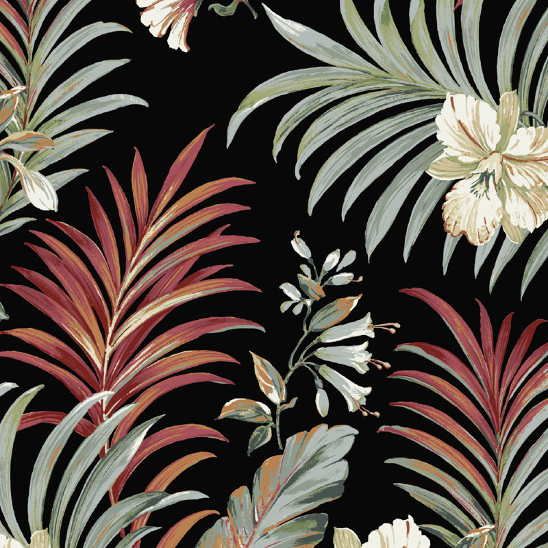 Outdoor Chaise Lounge Cushion - Floral Pattern