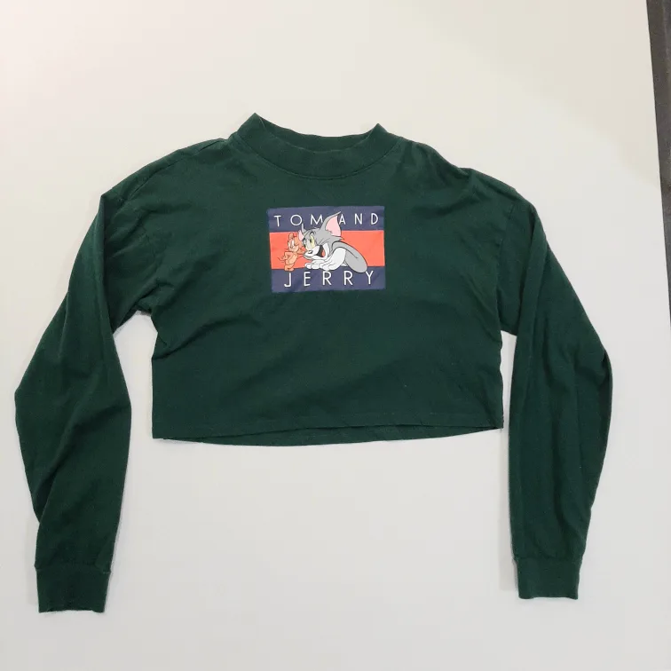 Tom and Jerry Crop Top - Size Small thumbnail