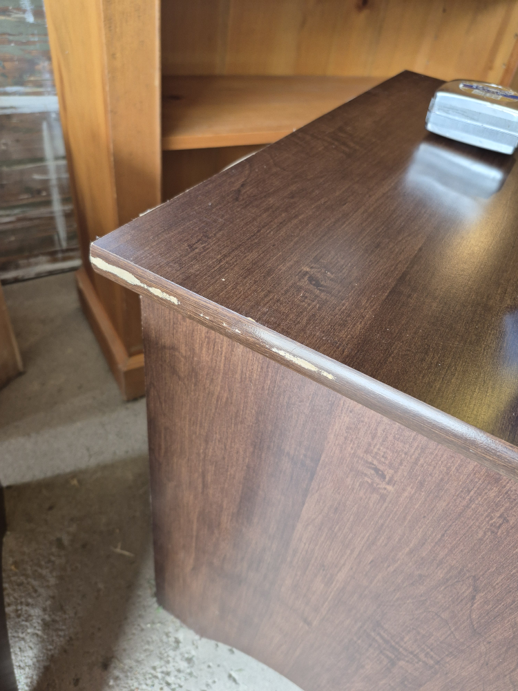 Pair of Brown Wood Nightstands - photo 4