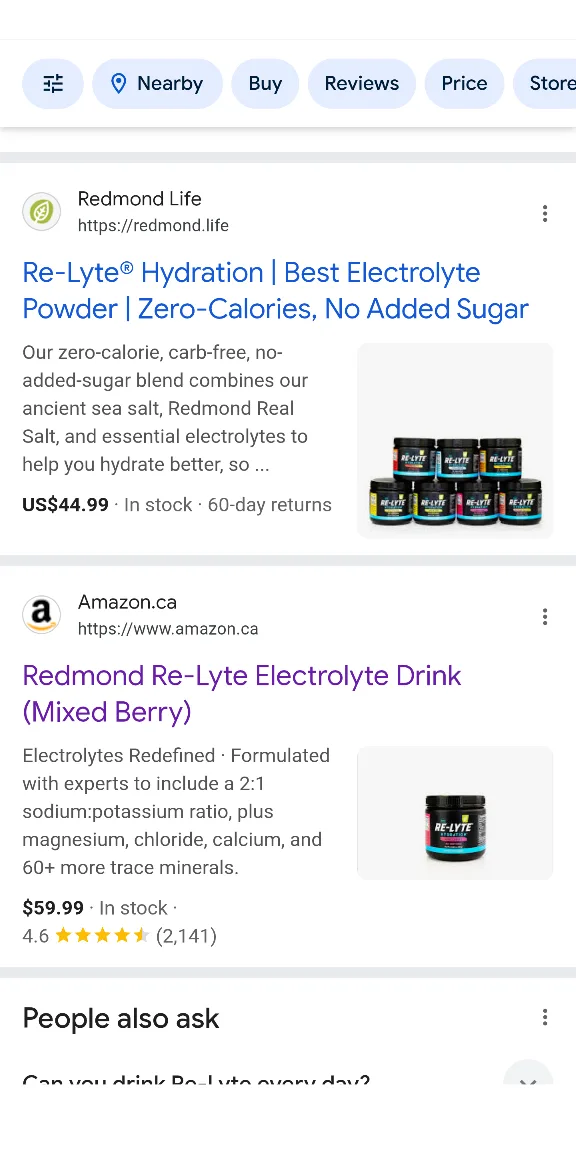 Re-Lyte Hydration Electrolyte Powder image indicator(3)