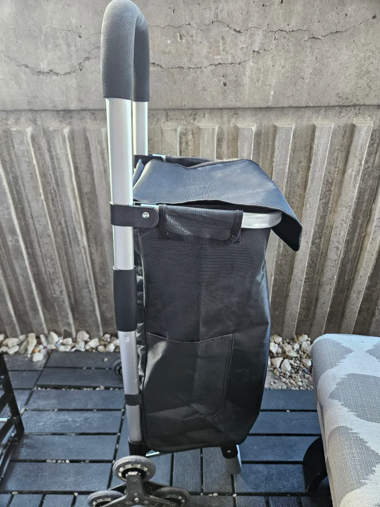 Black Folding Shopping Cart image indicator(3)