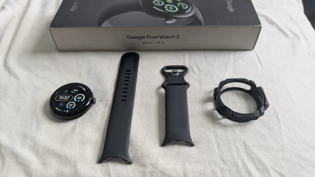 Google Pixel 3 Watch 45mm with Bands and extra watch face image indicator(4)
