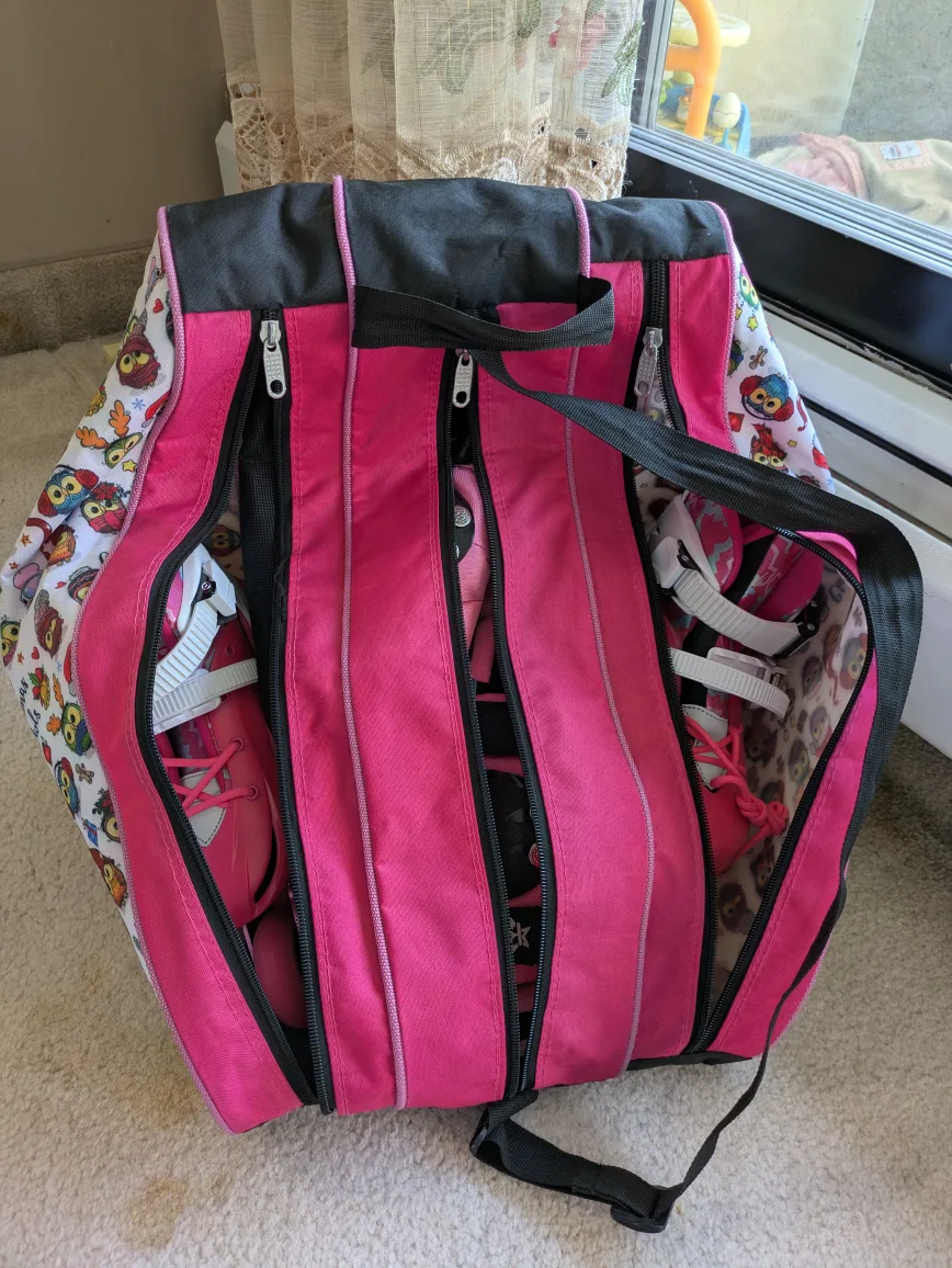 Pink Rollerblade Set with Bag & Pads image indicator(5)