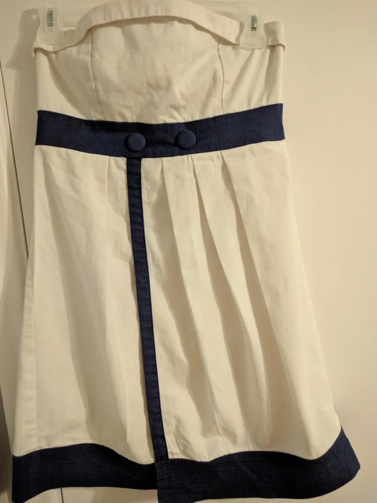 🧡Denim sailor style summer dress - Medium image indicator(2)