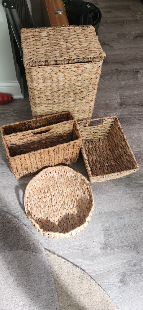 Water Hyacinth Baskets - set of 4 - photo 2