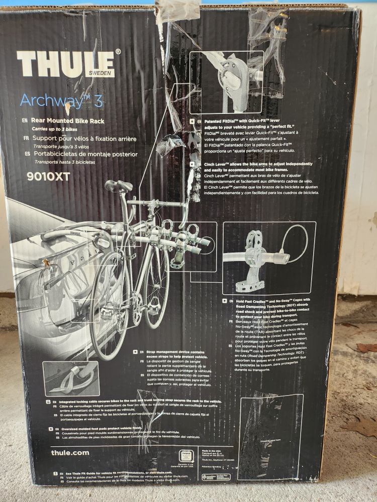 Thule Archway 3 Bike Rack - Model 9010XT - photo 2