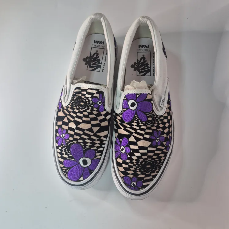 Vans x PAM Slip-On Sneakers - Purple Floral thumbnail
