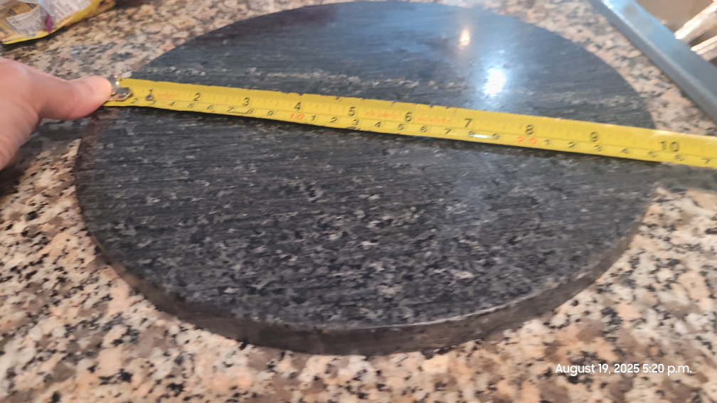 last pickup Aug.20-Multipurpose Granite Pizza Stone - 10 inch - photo 2