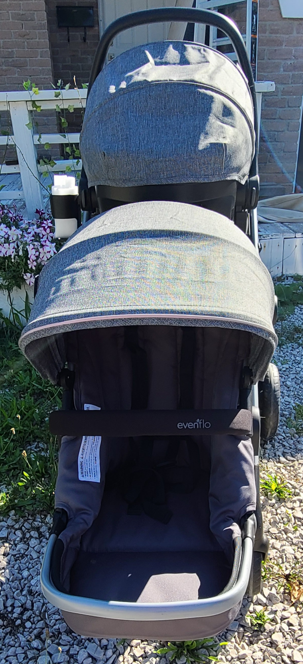 Evenflo Xpand Double Stroller - Grey - photo 3