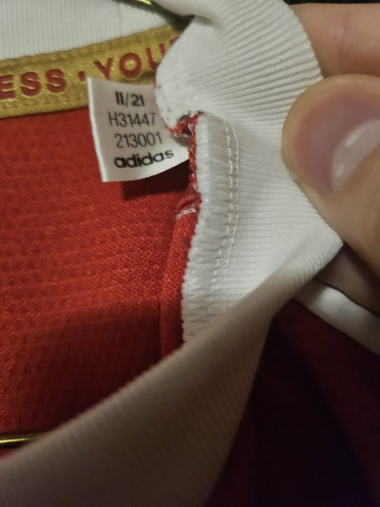 Manchester united Adidas England  soccer jersey - photo 3