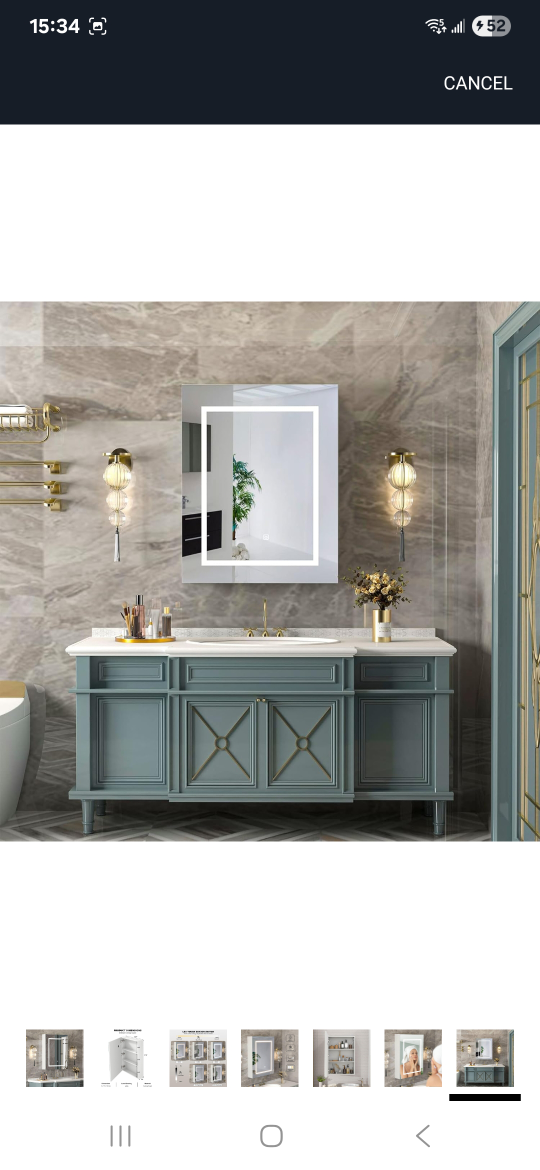 A brand new LED Touch Sensor Bathroom Mirror Cabinet
