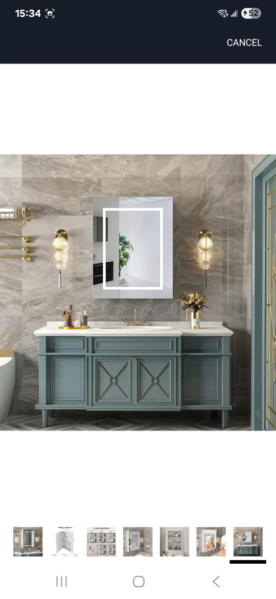 A brand new LED Touch Sensor Bathroom Mirror Cabinet thumbnail