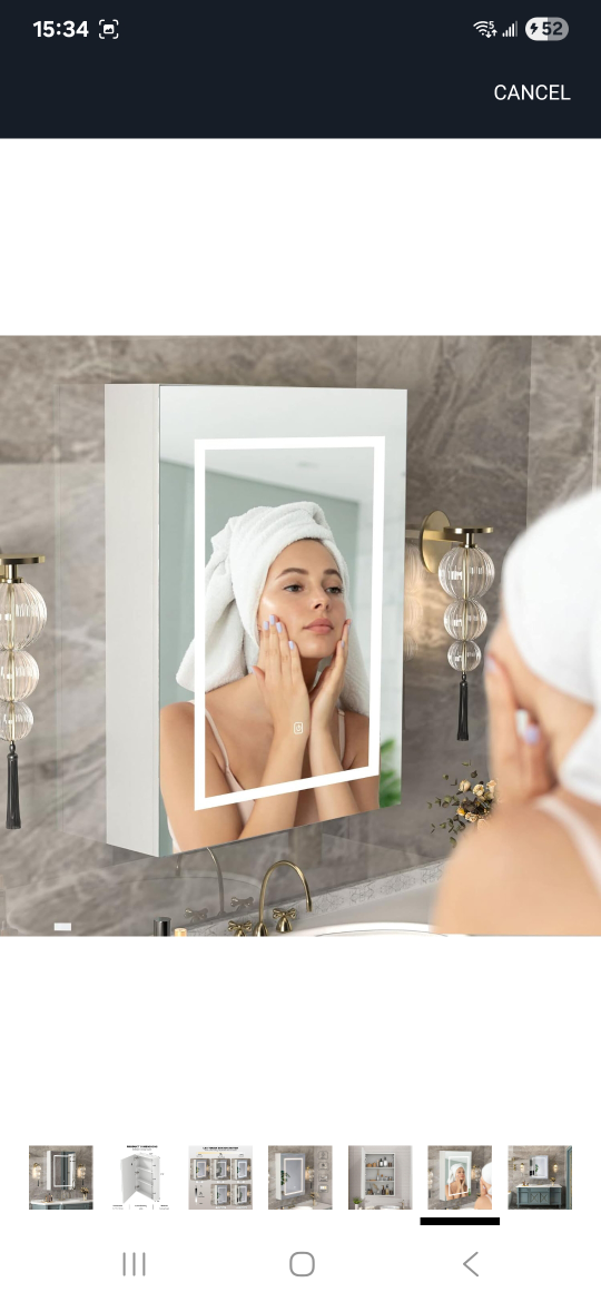 A brand new LED Touch Sensor Bathroom Mirror Cabinet - photo 2