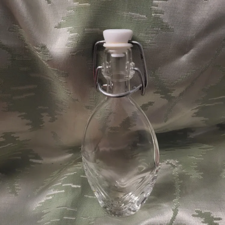 Small Glass Bottle with Stopper thumbnail