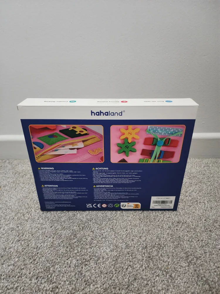 Hahaland Toddler Montessori Busy Board Unicorn - New in Box! image indicator(2)
