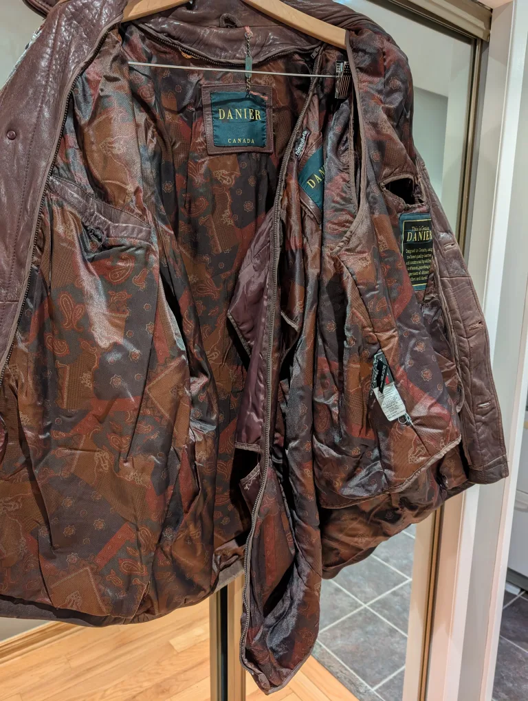 Men's Danier Genuine Leather Car Coat image indicator(5)