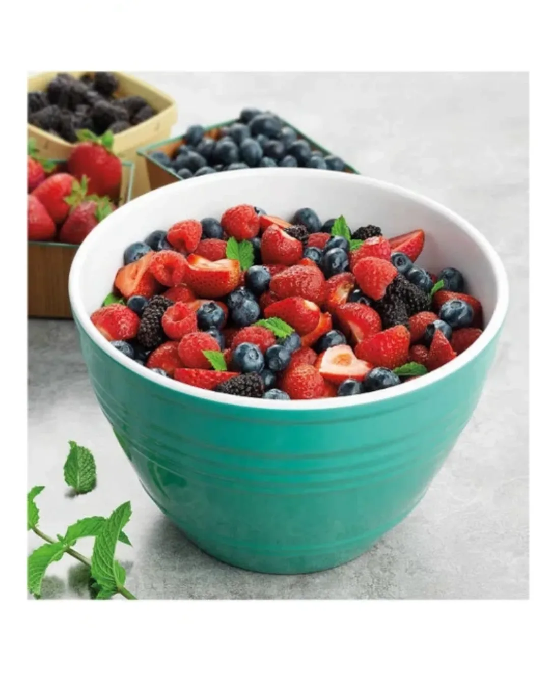 Pandex Melamine Mixing Bowls with Lids - 2 Piece image indicator(2)