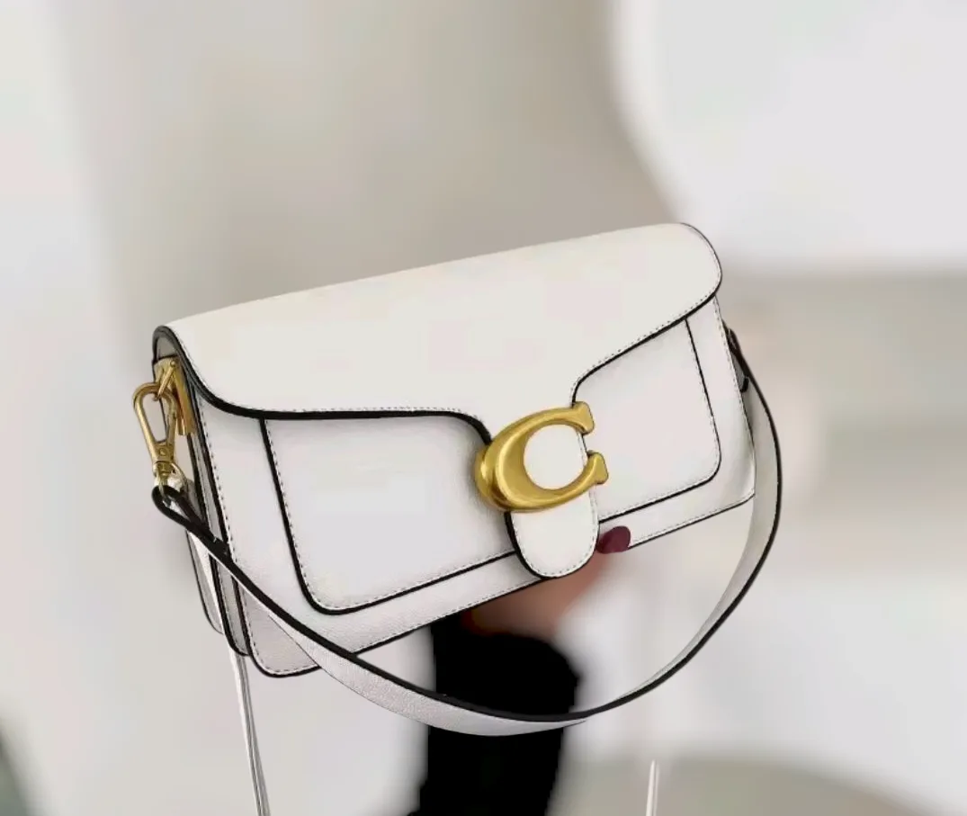 Coach Tabby 20 White Leather Shoulder Bag thumbnail
