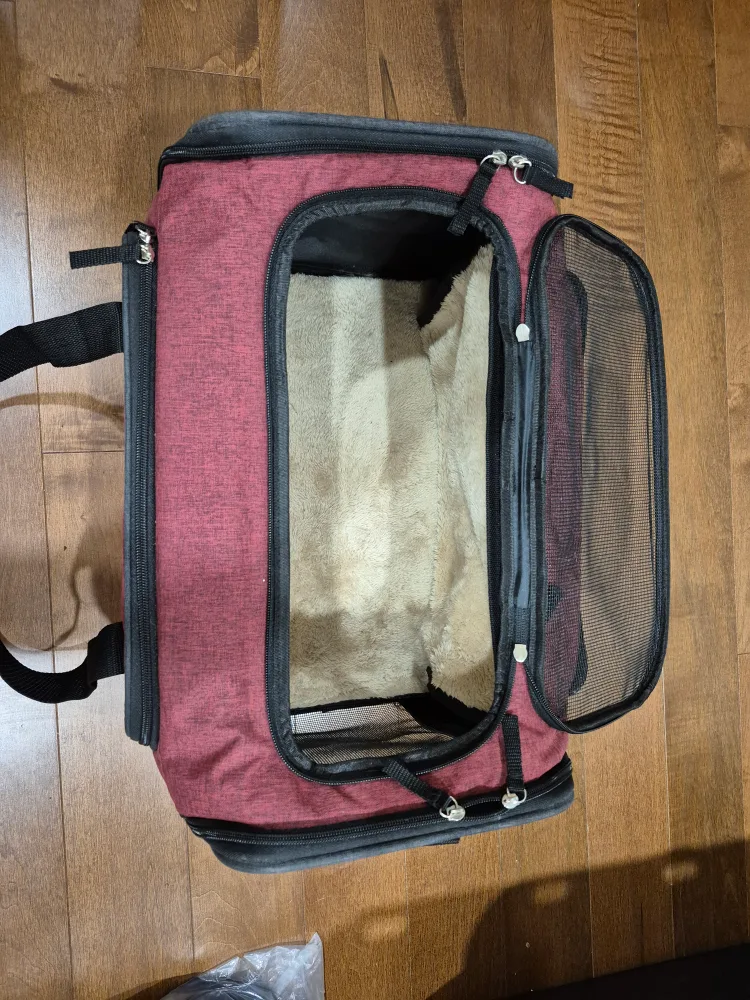 Pet Peppy Pet Carrier - Burgundy image indicator(2)